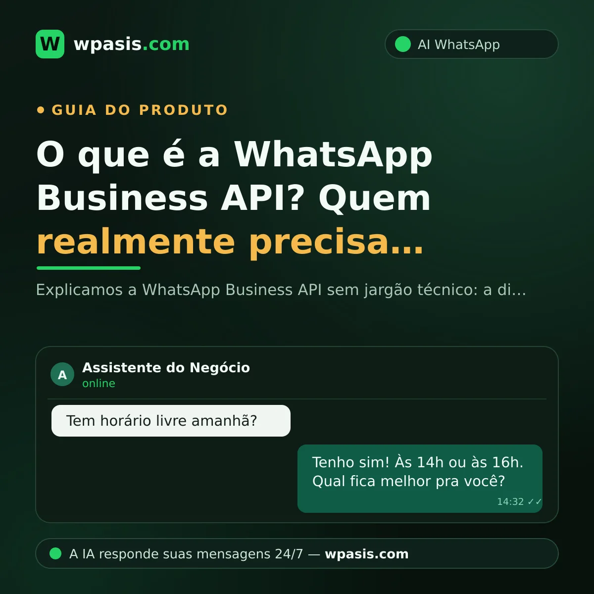 O que é a WhatsApp Business API? Quem realmente precisa dela?