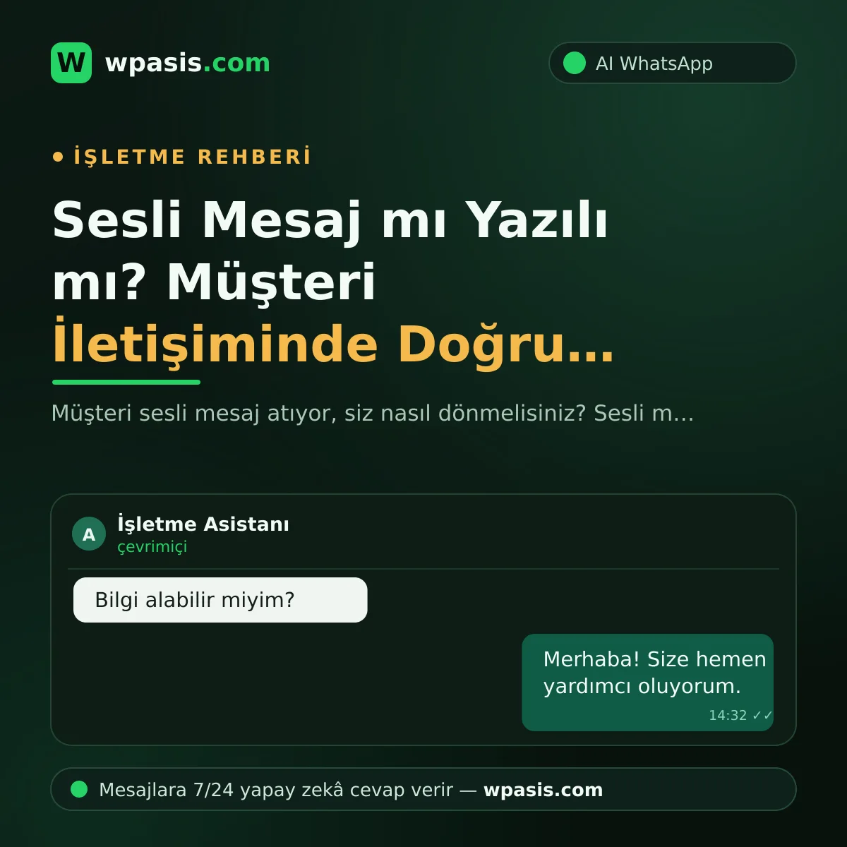 Sesli Mesaj mı Yazılı mı? Müşteri İletişiminde Doğru Denge