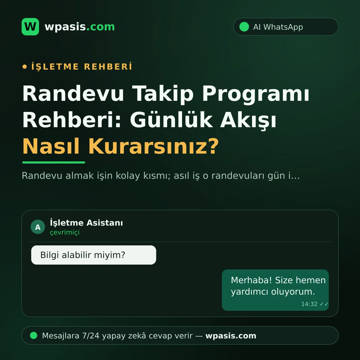 Randevu Takip Programı Rehberi: Günlük Akışı Nasıl Kurarsınız?