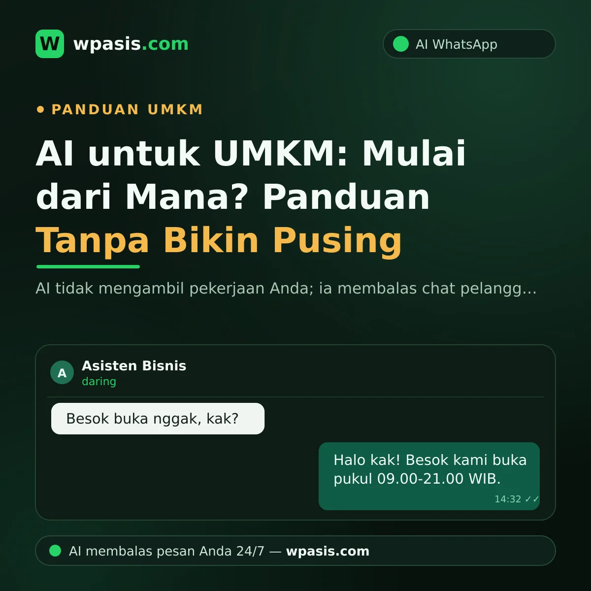 AI untuk UMKM: Mulai dari Mana? Panduan Tanpa Bikin Pusing