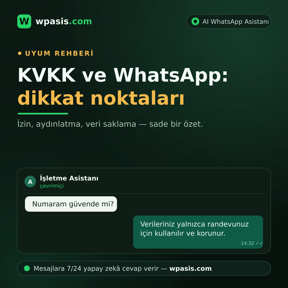 KVKK ve WhatsApp: İşletmeler Nelere Dikkat Etmeli?