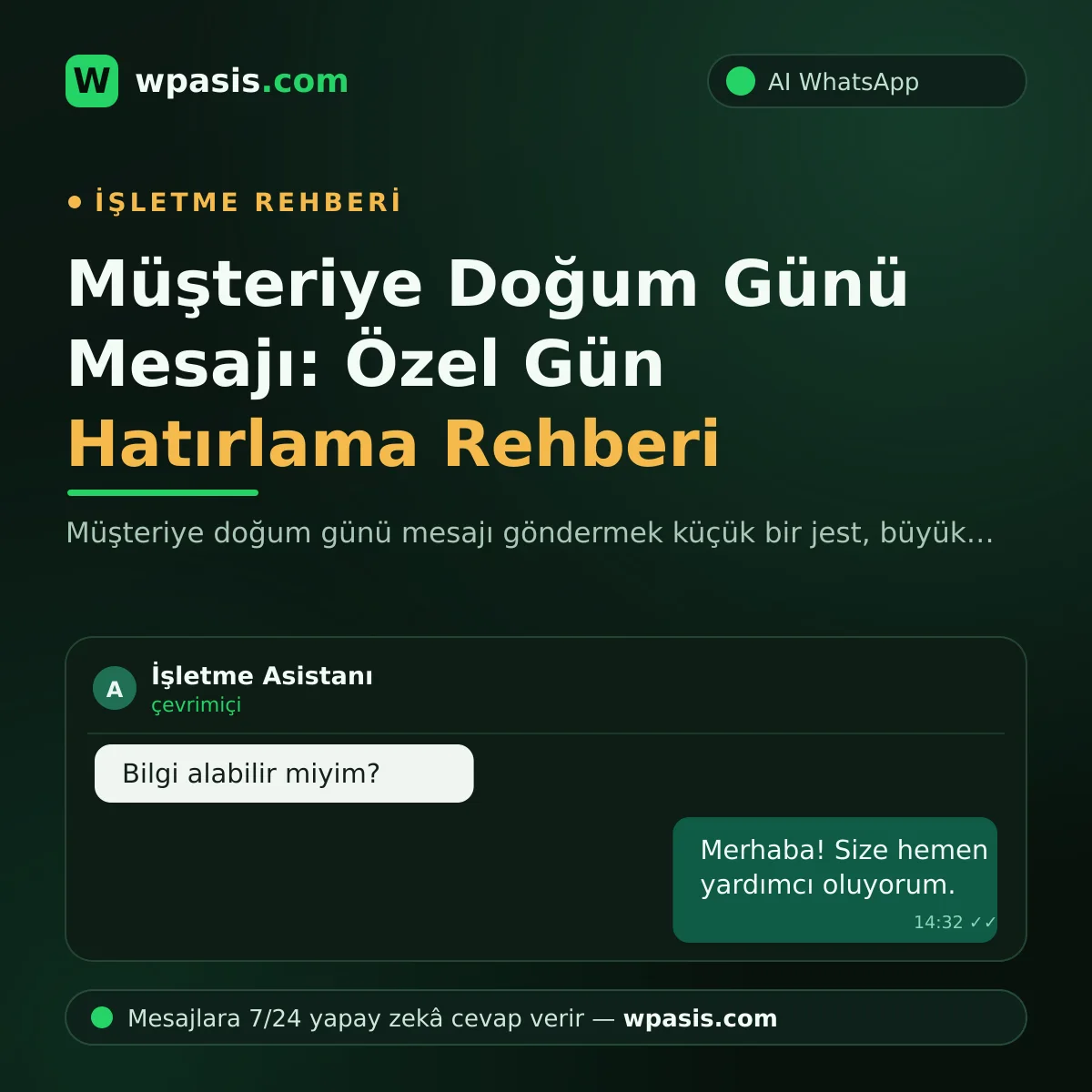Müşteriye Doğum Günü Mesajı: Özel Gün Hatırlama Rehberi
