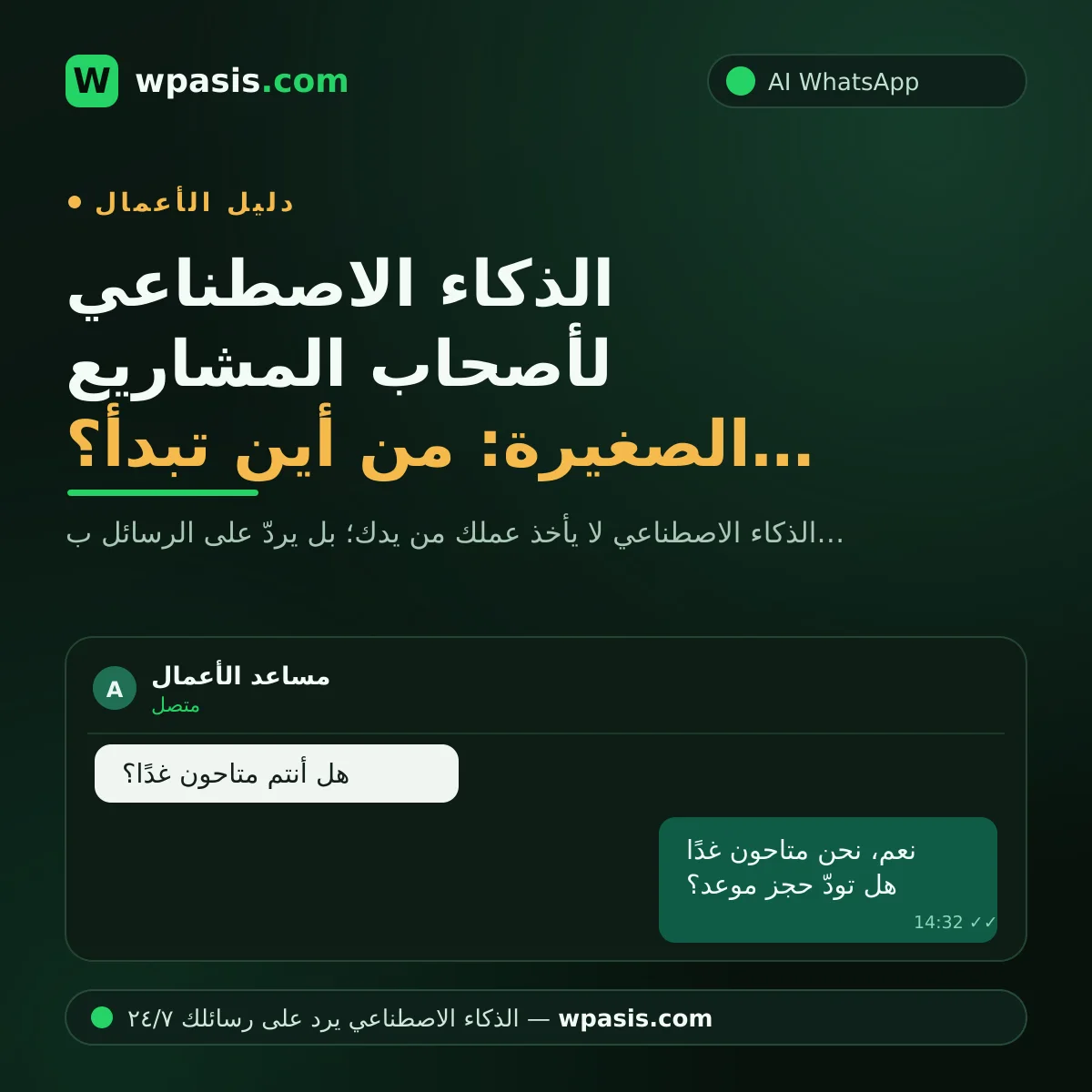 الذكاء الاصطناعي لأصحاب المشاريع الصغيرة: من أين تبدأ؟ دليل بلا خوف