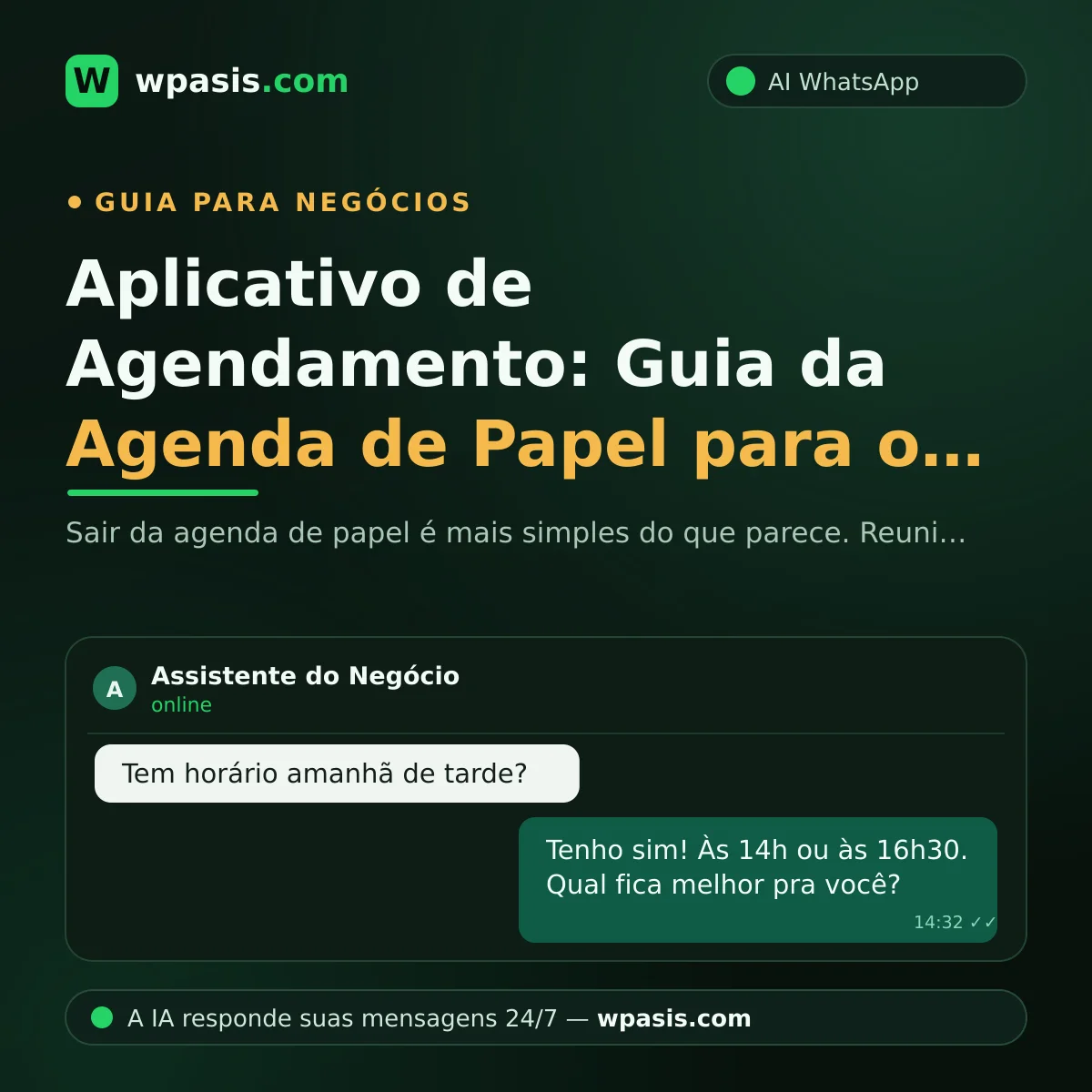 Aplicativo de Agendamento: Guia da Agenda de Papel para o Digital