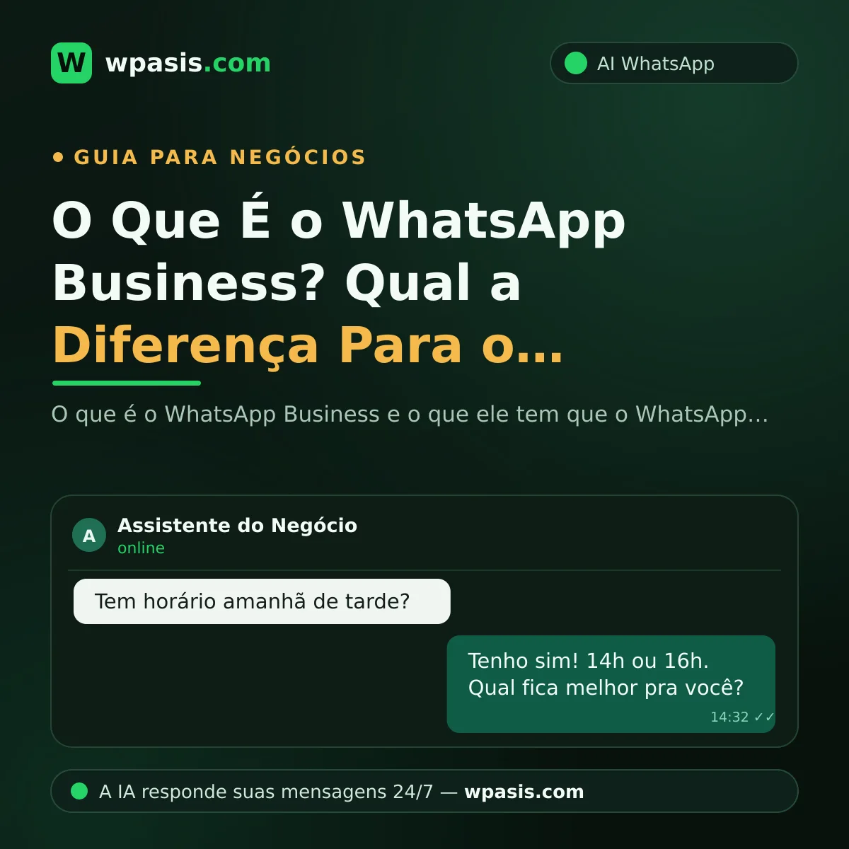 O Que É o WhatsApp Business? Qual a Diferença Para o WhatsApp Normal?