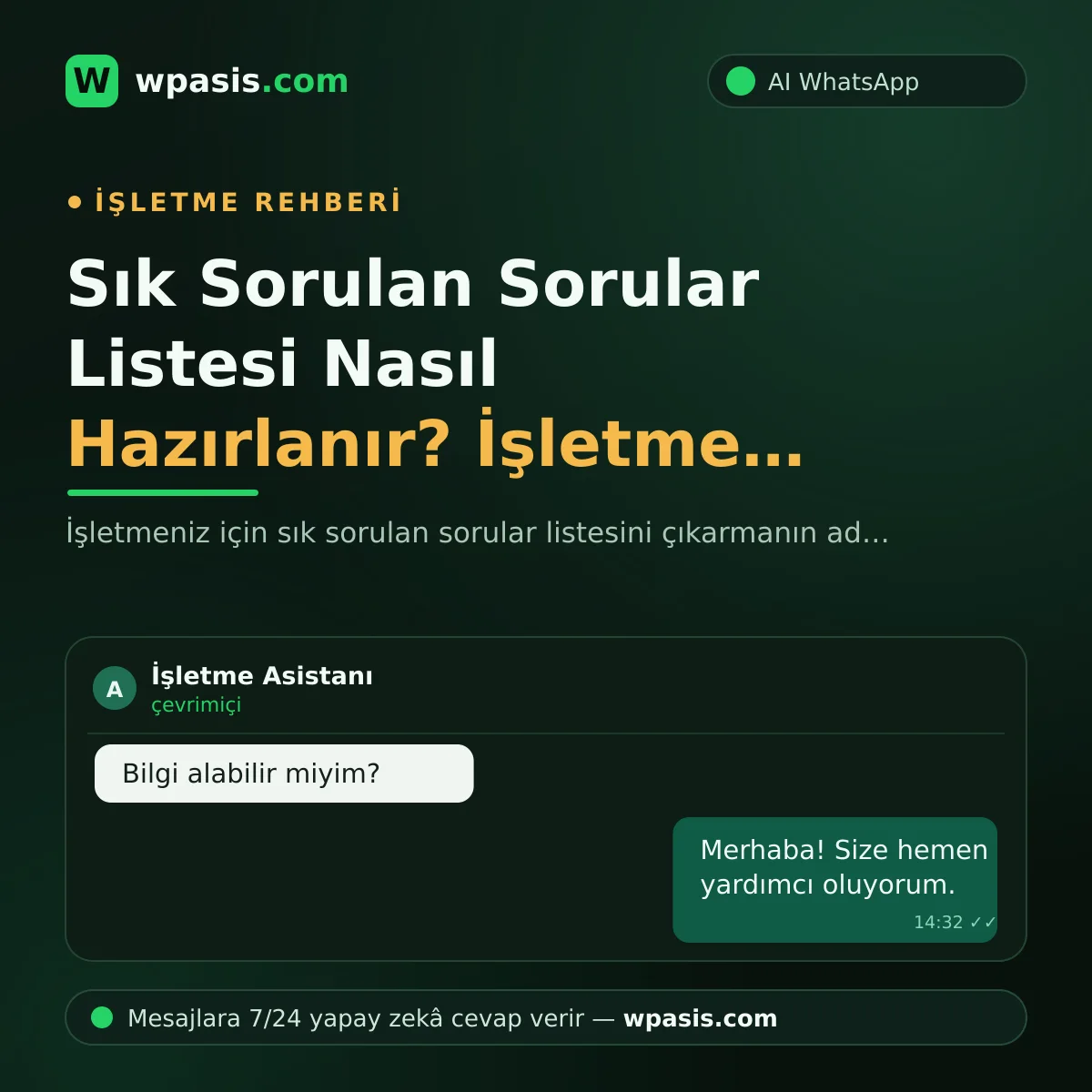 Sık Sorulan Sorular Listesi Nasıl Hazırlanır? İşletme Rehberi