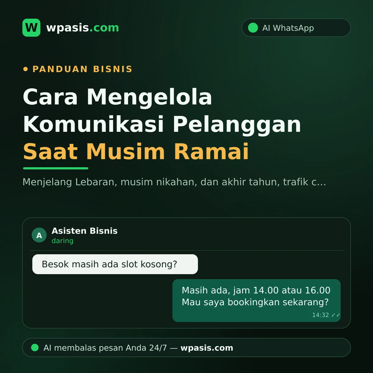 Cara Mengelola Komunikasi Pelanggan Saat Musim Ramai