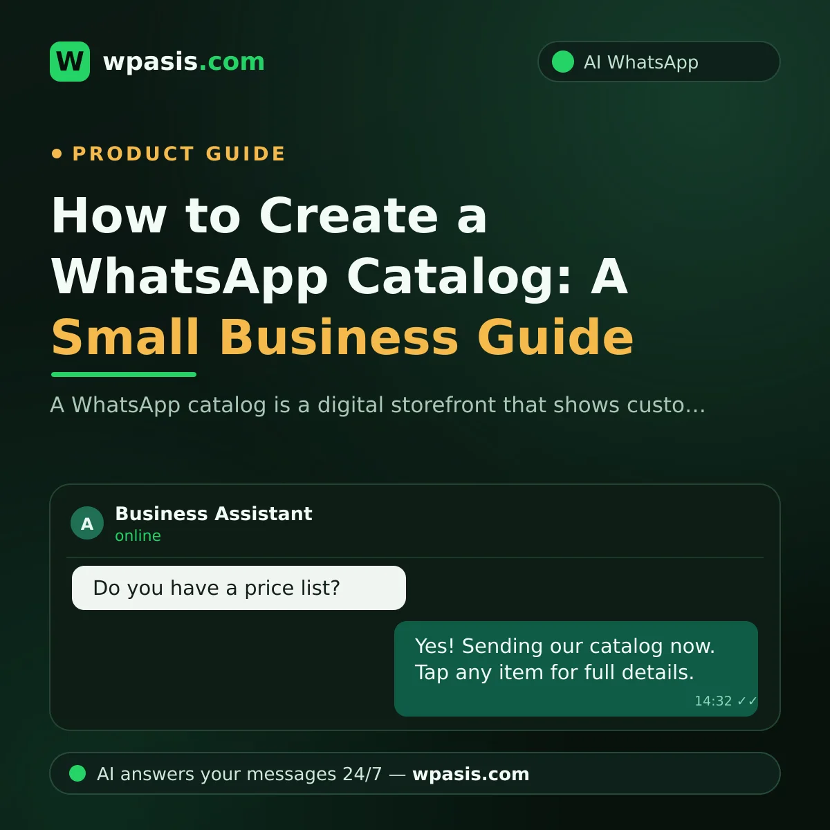 How to Create a WhatsApp Catalog: A Small Business Guide