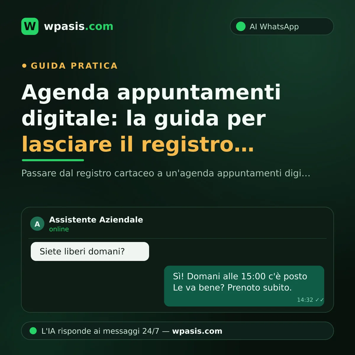 Agenda appuntamenti digitale: la guida per lasciare il registro cartaceo