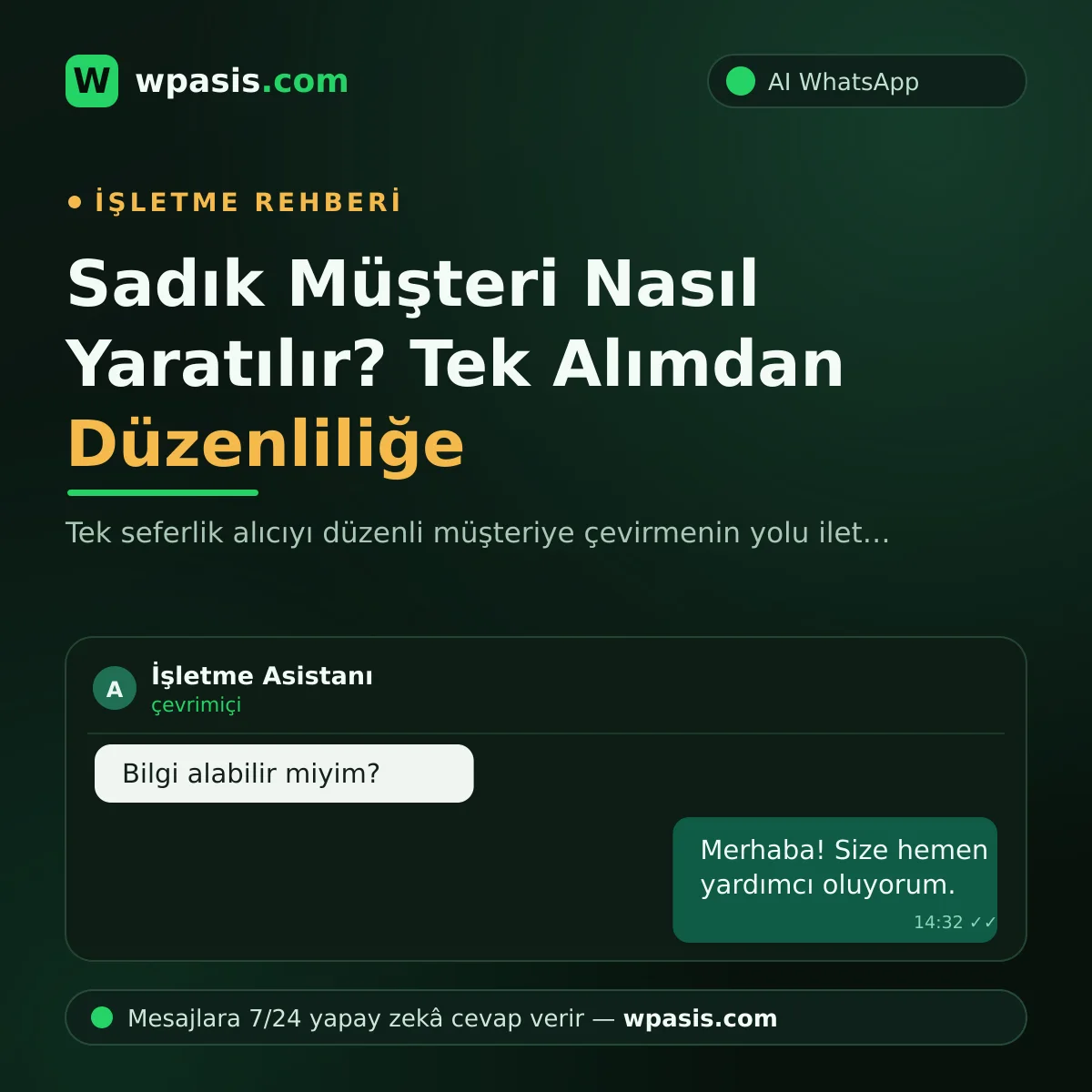 Sadık Müşteri Nasıl Yaratılır? Tek Alımdan Düzenliliğe