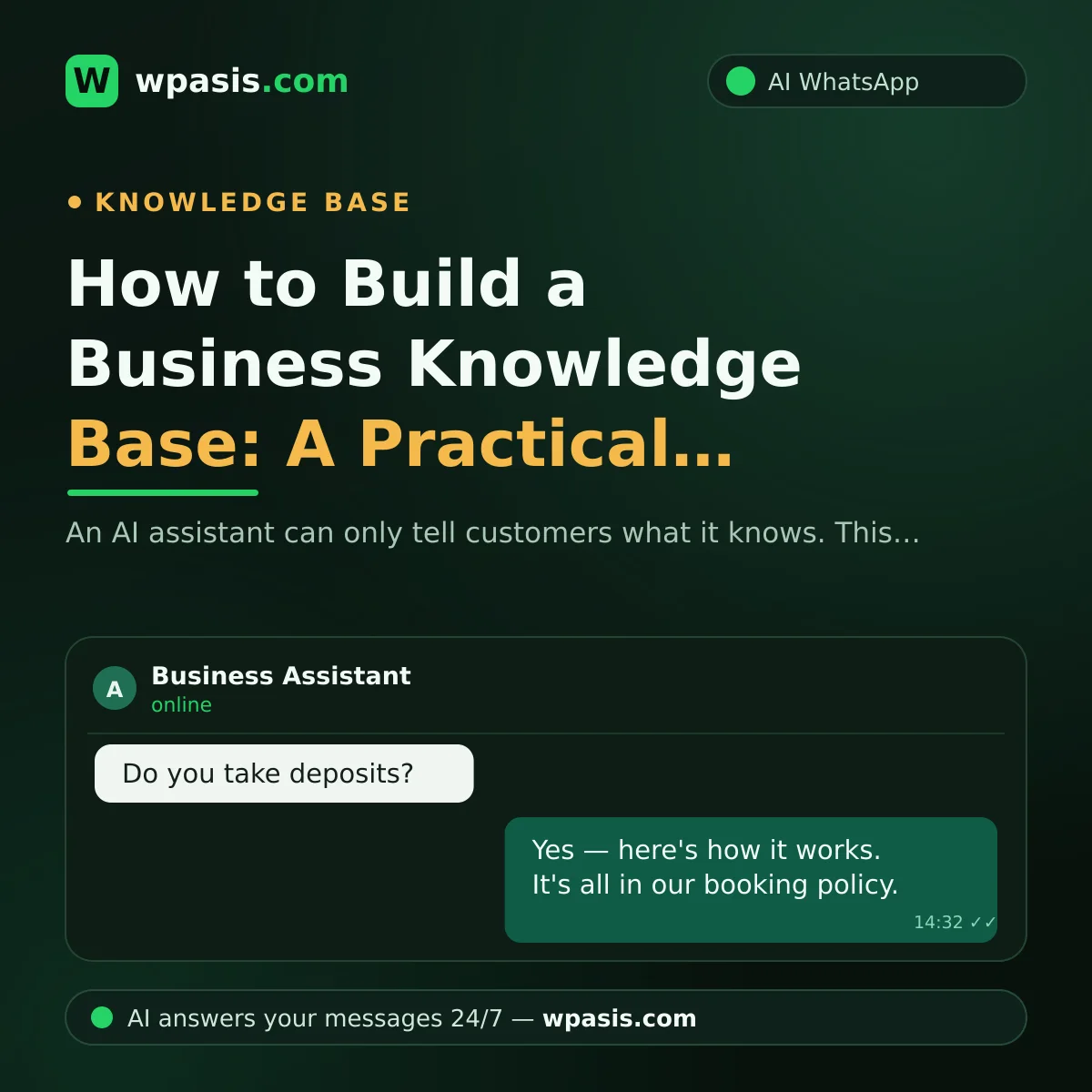 How to Build a Business Knowledge Base: A Practical Checklist
