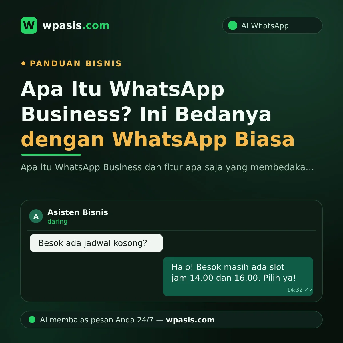 Apa Itu WhatsApp Business? Ini Bedanya dengan WhatsApp Biasa
