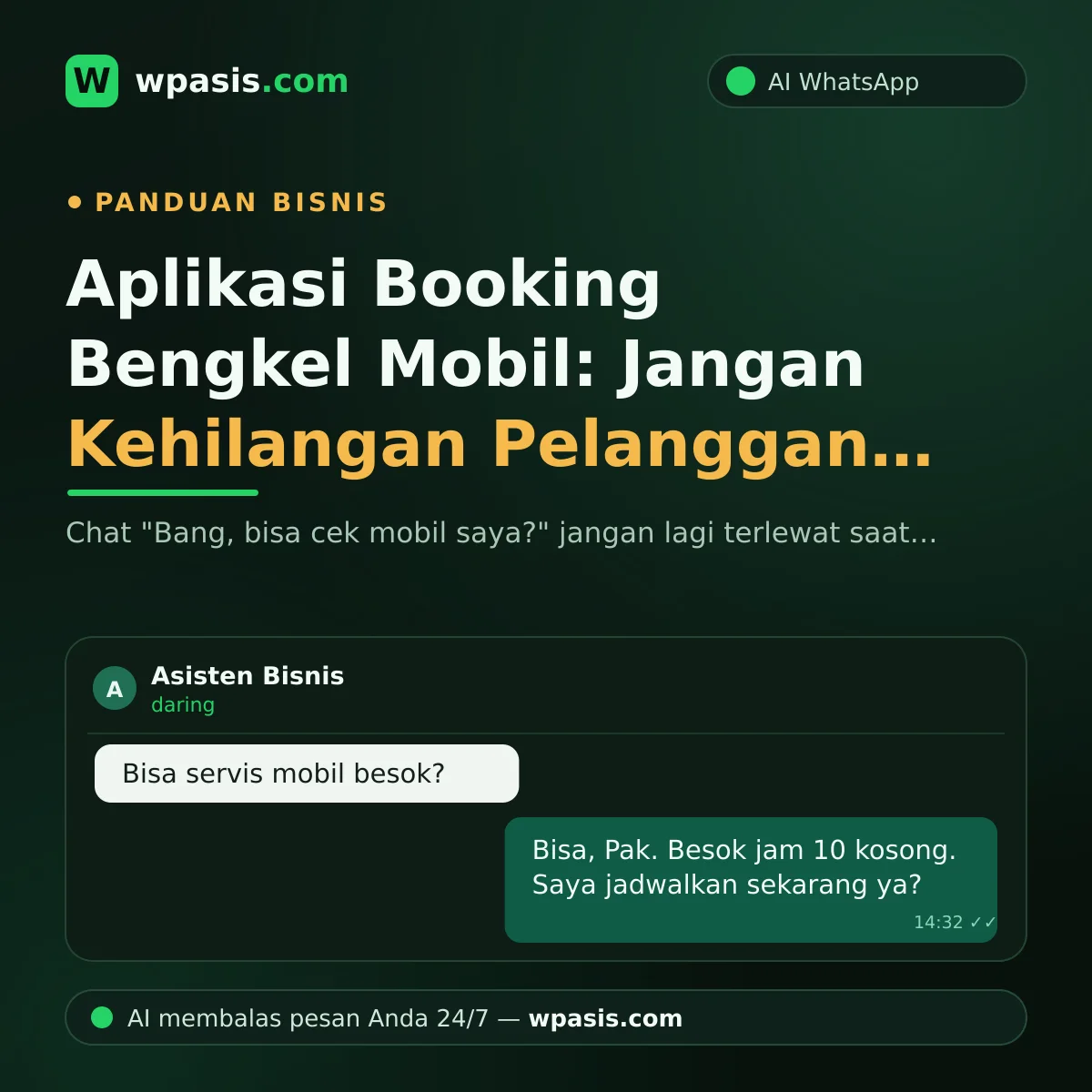 Aplikasi Booking Bengkel Mobil: Jangan Kehilangan Pelanggan Saat Tangan Penuh Oli
